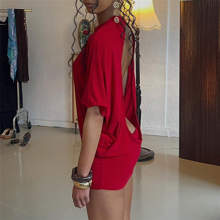 Backless Bodycon Mini Dress