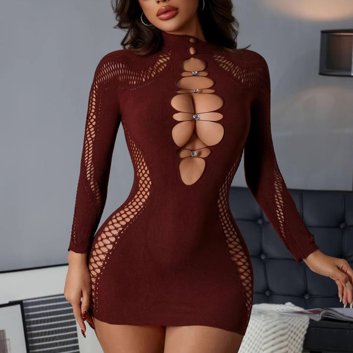 Crystal Eclipse Cutout Dress