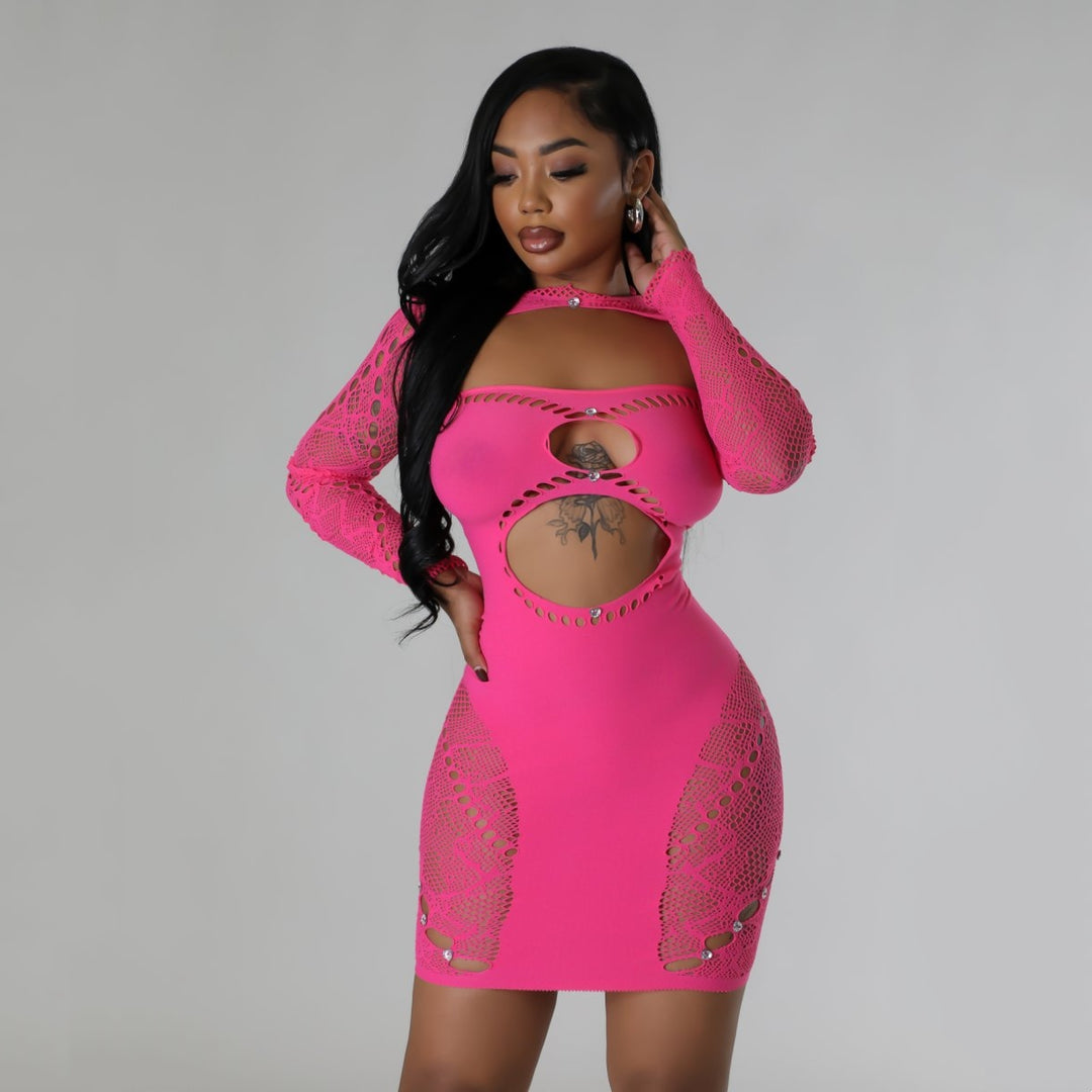 Allure Cutout Bandeau Dress Set