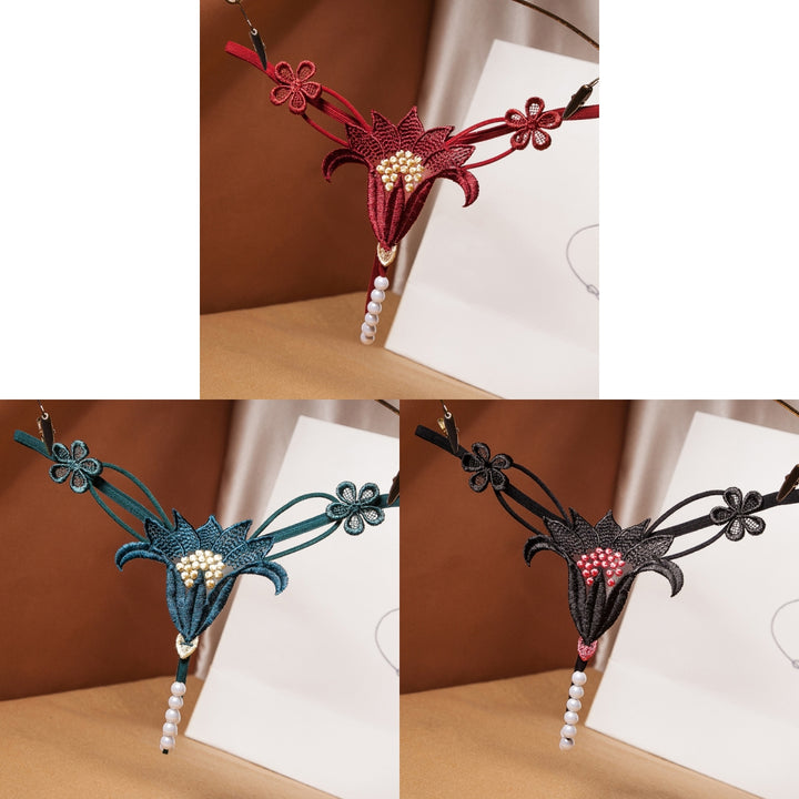 Pearl Flower Thong