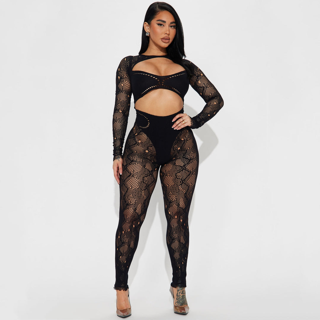 Noir Veil Jumpsuit