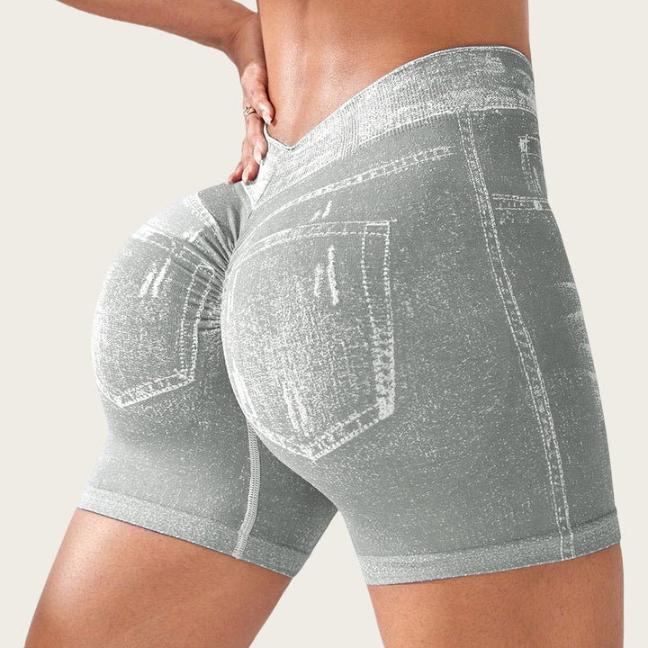 Vintage Wash Curve Sculpt Shorts
