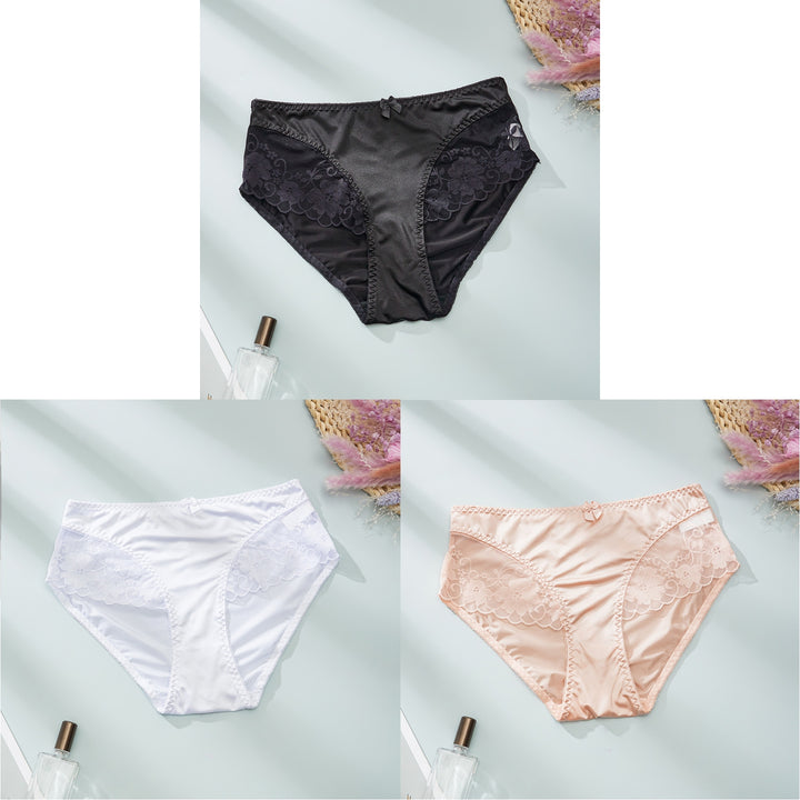 Satin Elegance Lace Panties