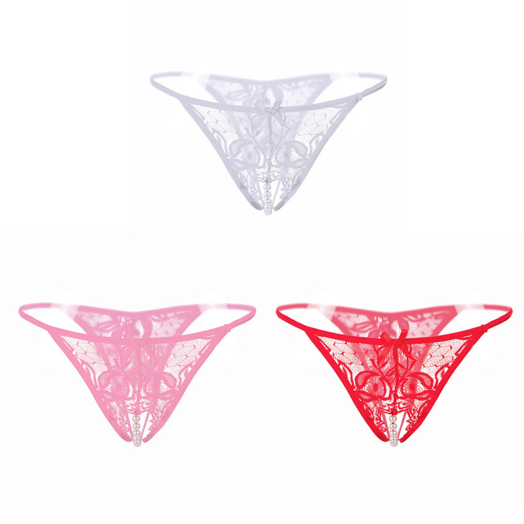 Pearl Tease Sheer Thong