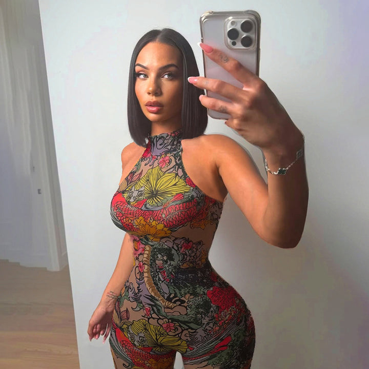 Halter Curve Sculpting Bodysuit