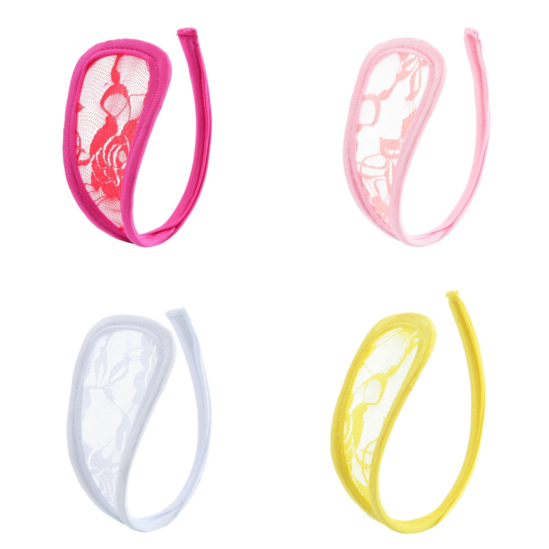 Sheer Lace C-String Thong