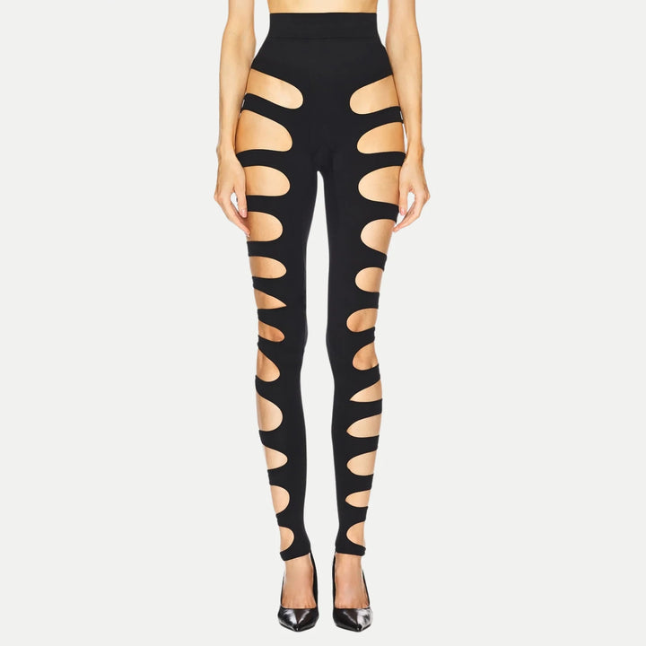 Asymmetric Cutout Long Sleeve Two Piece Set
