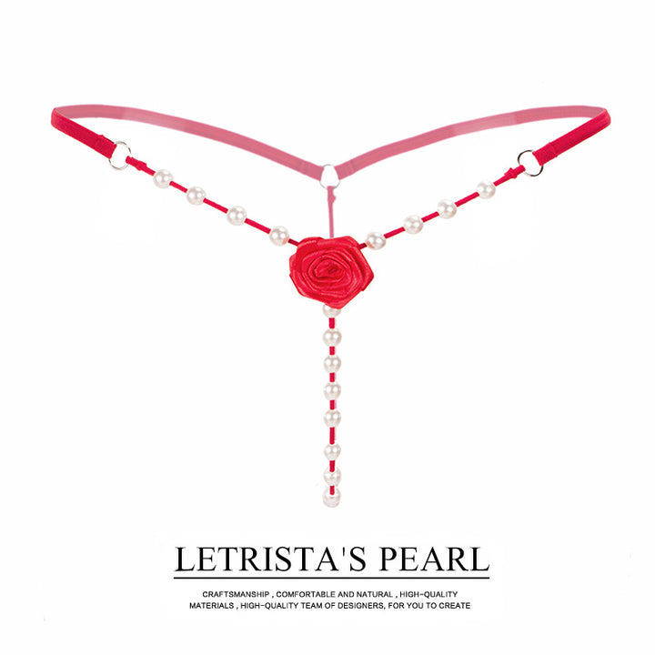 Rose Pearl Thong