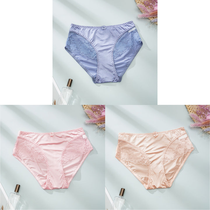 Satin Elegance Lace Panties