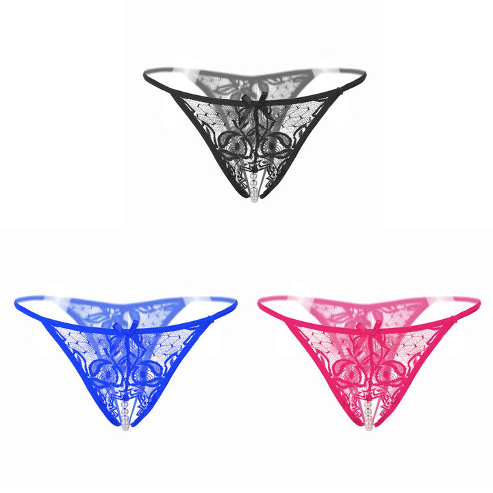 Pearl Tease Sheer Thong