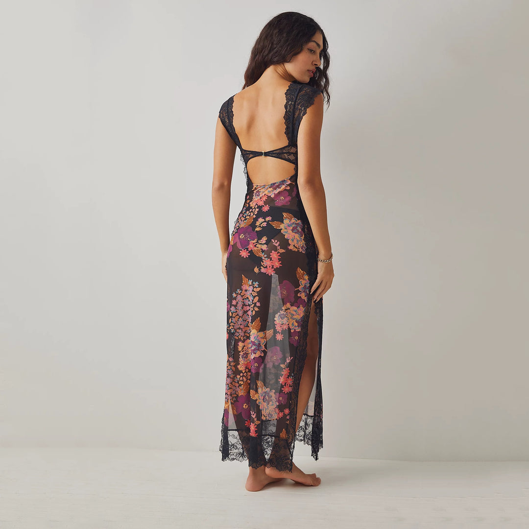 Eclipse Lace Fusion Maxi Dress