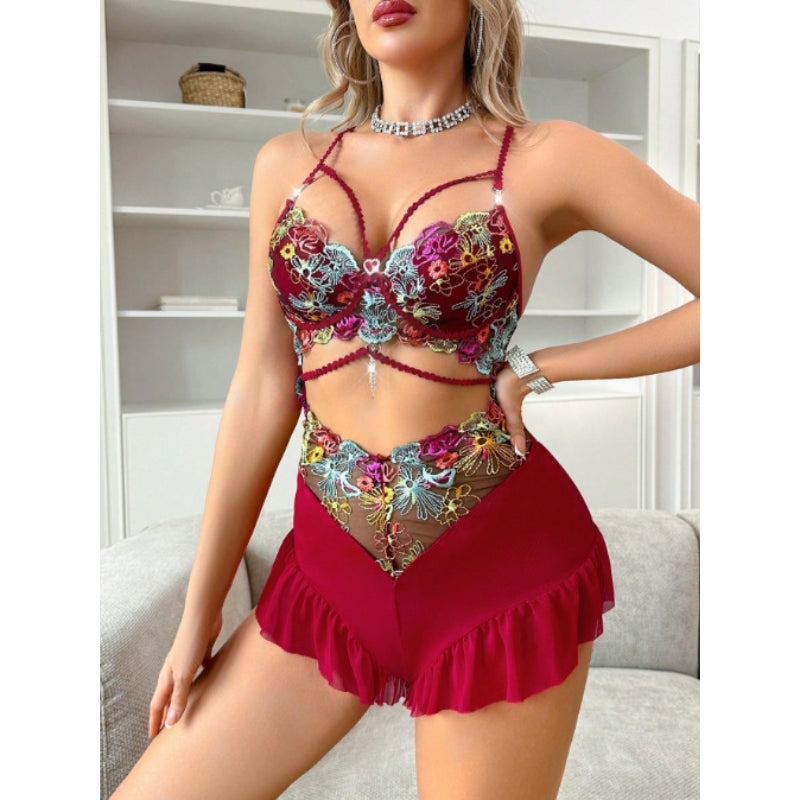 Whisper Lace Mesh Bodysuit