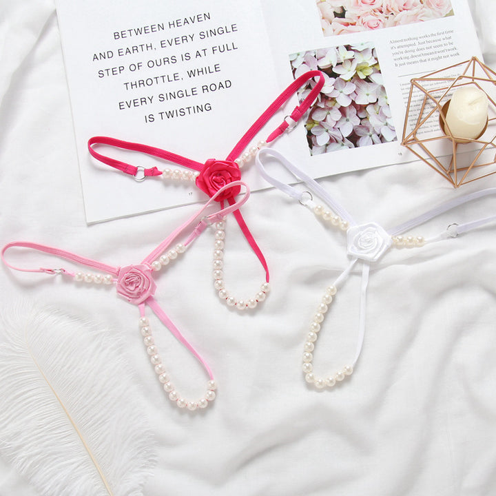 Rose Pearl Thong
