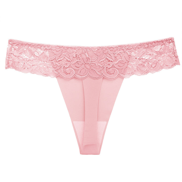 Delicate Lace Seamless Thong