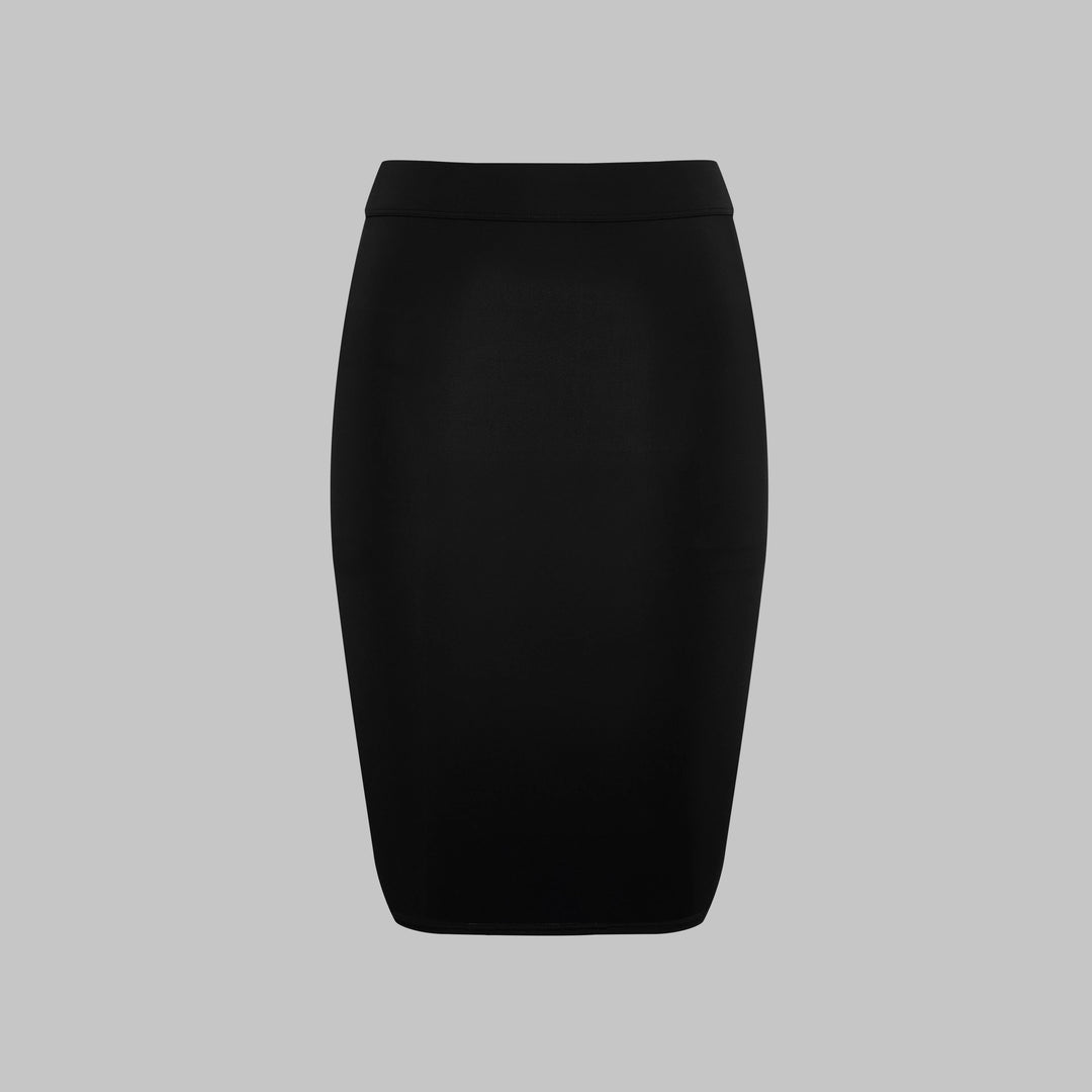 Obsidian Veil Sculpting Mini Skirt