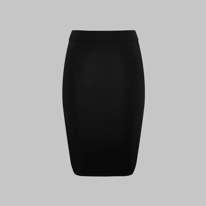 Obsidian Veil Sculpting Mini Skirt