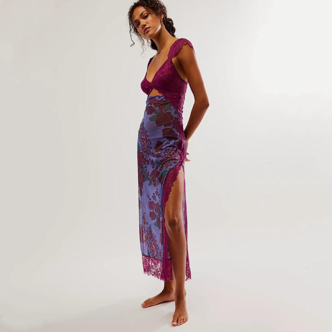 Eclipse Lace Fusion Maxi Dress