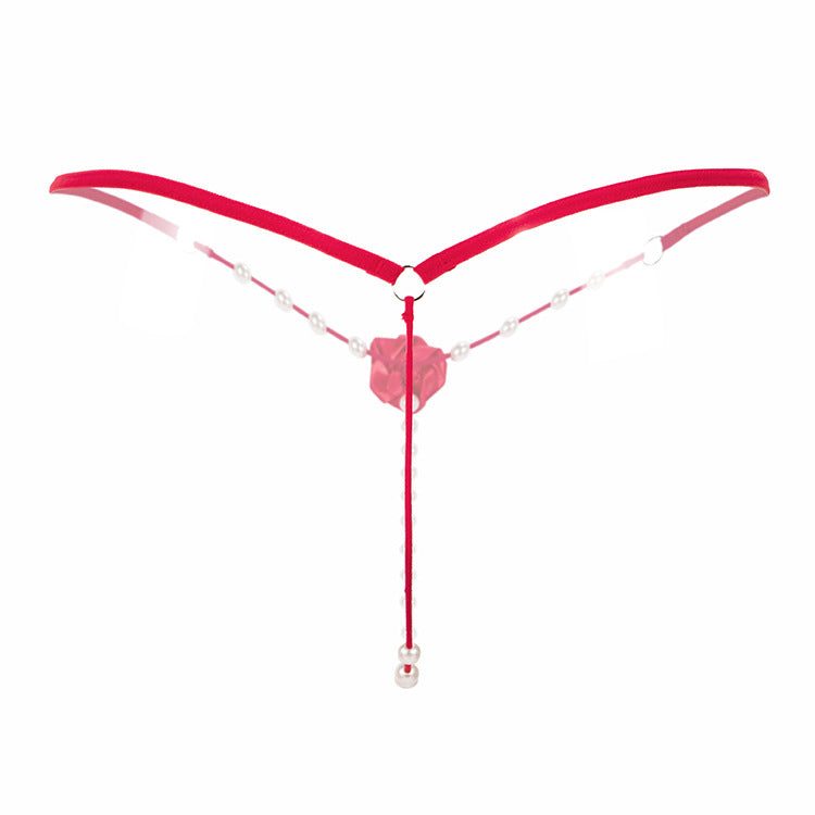 Rose Pearl Thong