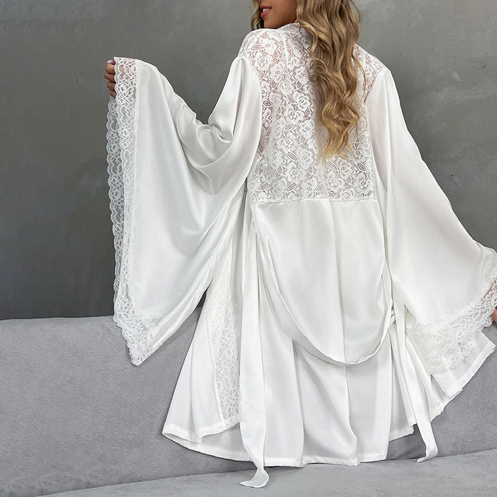 Satin Lace Sleepwear Set