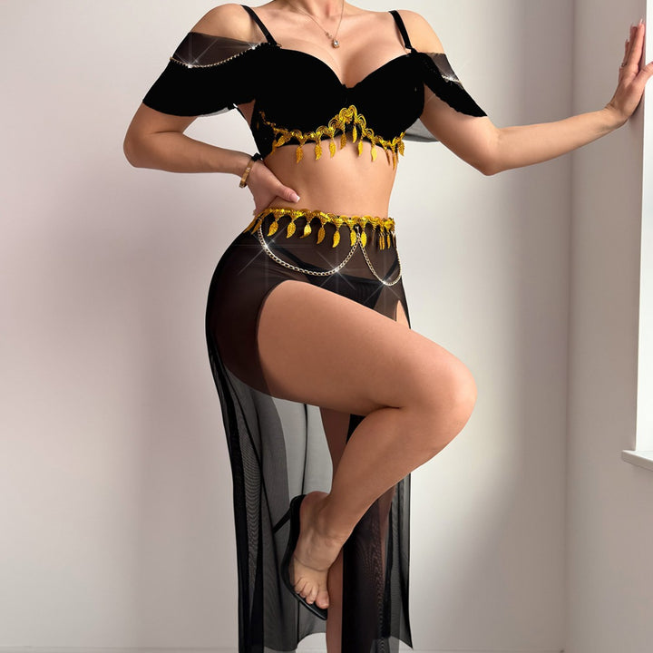 Exotic Dance Skirt Lingerie Set