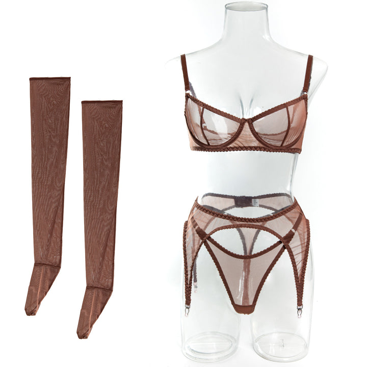 Sculpted Mesh Desire Lingerie Set