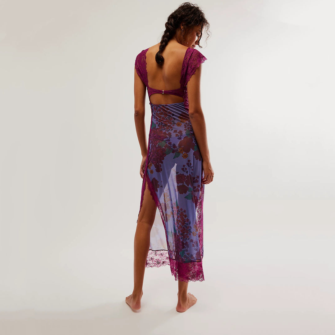 Eclipse Lace Fusion Maxi Dress