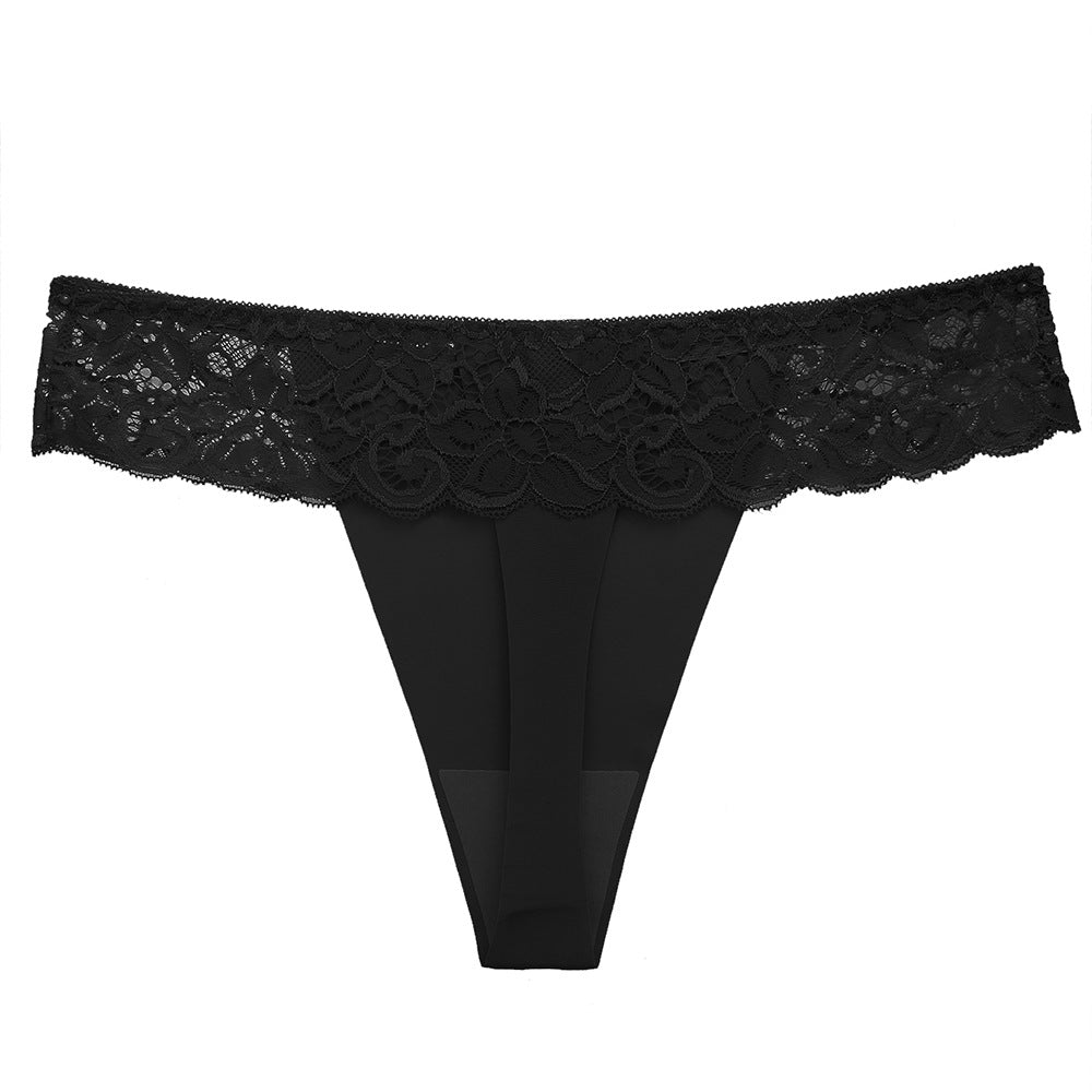 Delicate Lace Seamless Thong