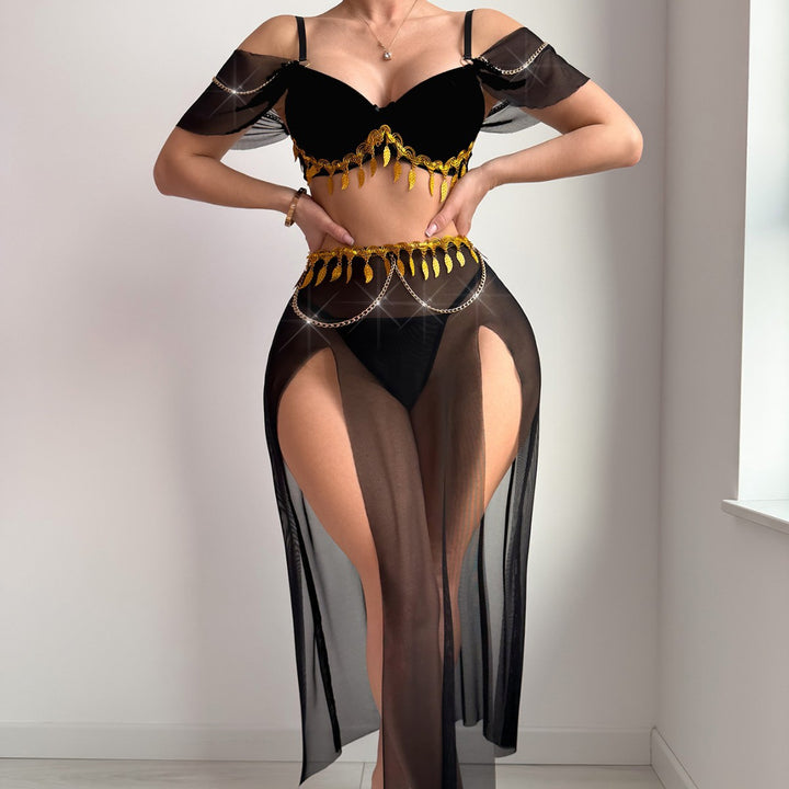 Exotic Dance Skirt Lingerie Set