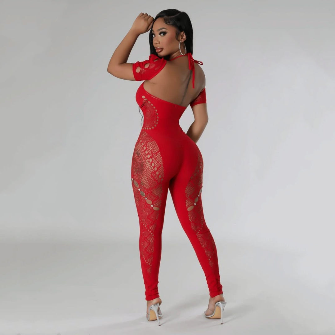 Lace Veil Bodystocking