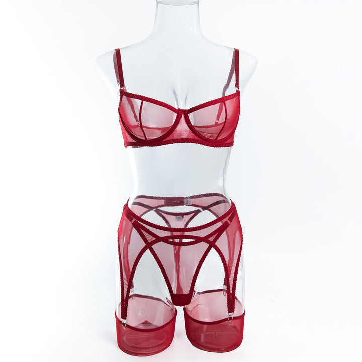 Sculpted Mesh Desire Lingerie Set