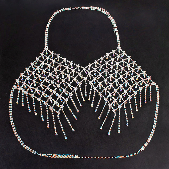 Pinkfoxs™ Diamond Fringe Rhinestone Bra