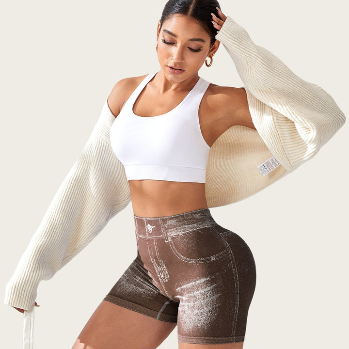 Vintage Wash Curve Sculpt Shorts