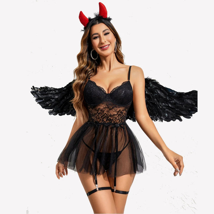 Lace Mesh Temptation Dress