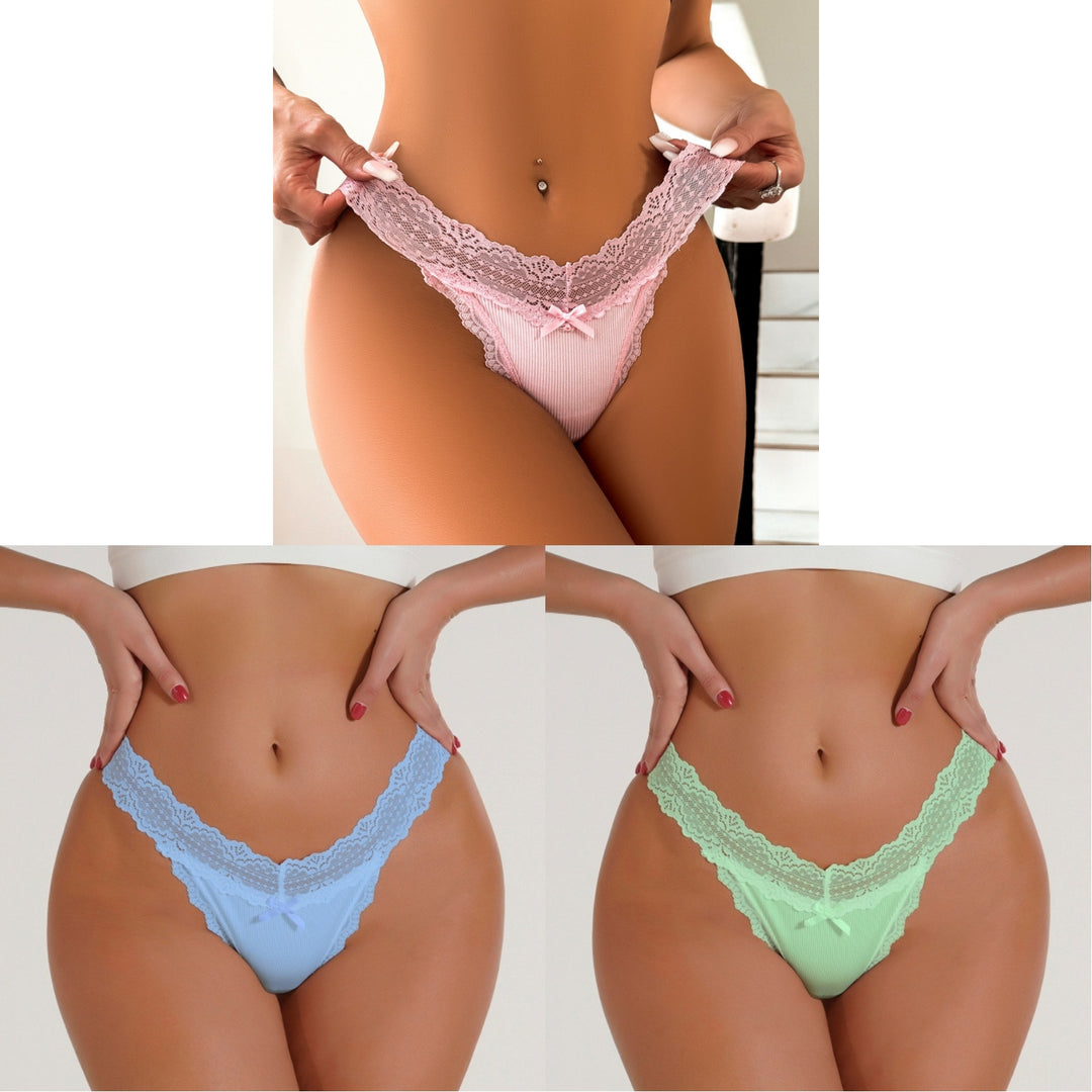 Lace Bow Temptation Panties
