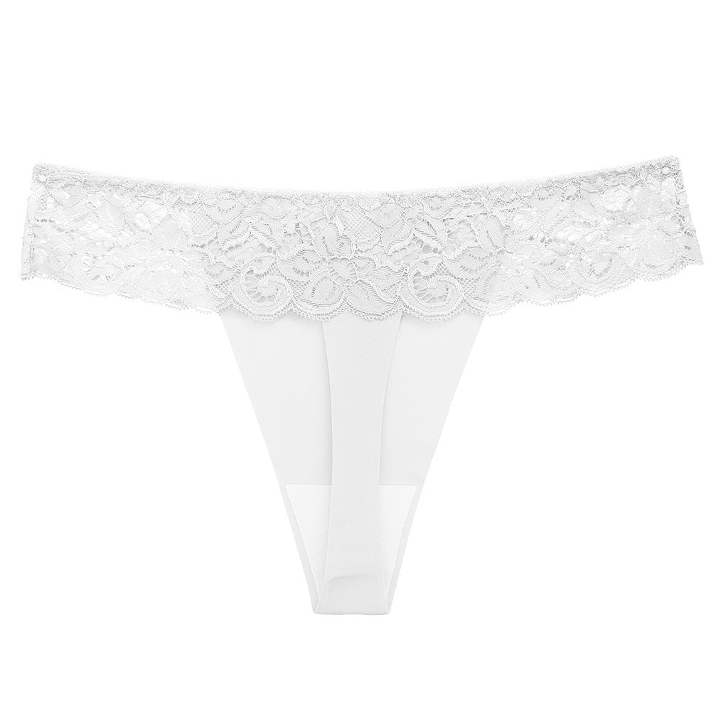 Delicate Lace Seamless Thong