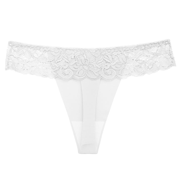 Delicate Lace Seamless Thong