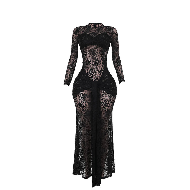 Sheer Lace Bodycon Dress