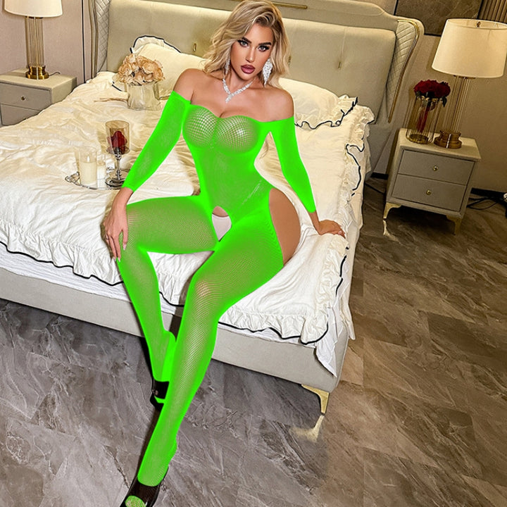 Four Way Exposure Mesh Jumpsuit