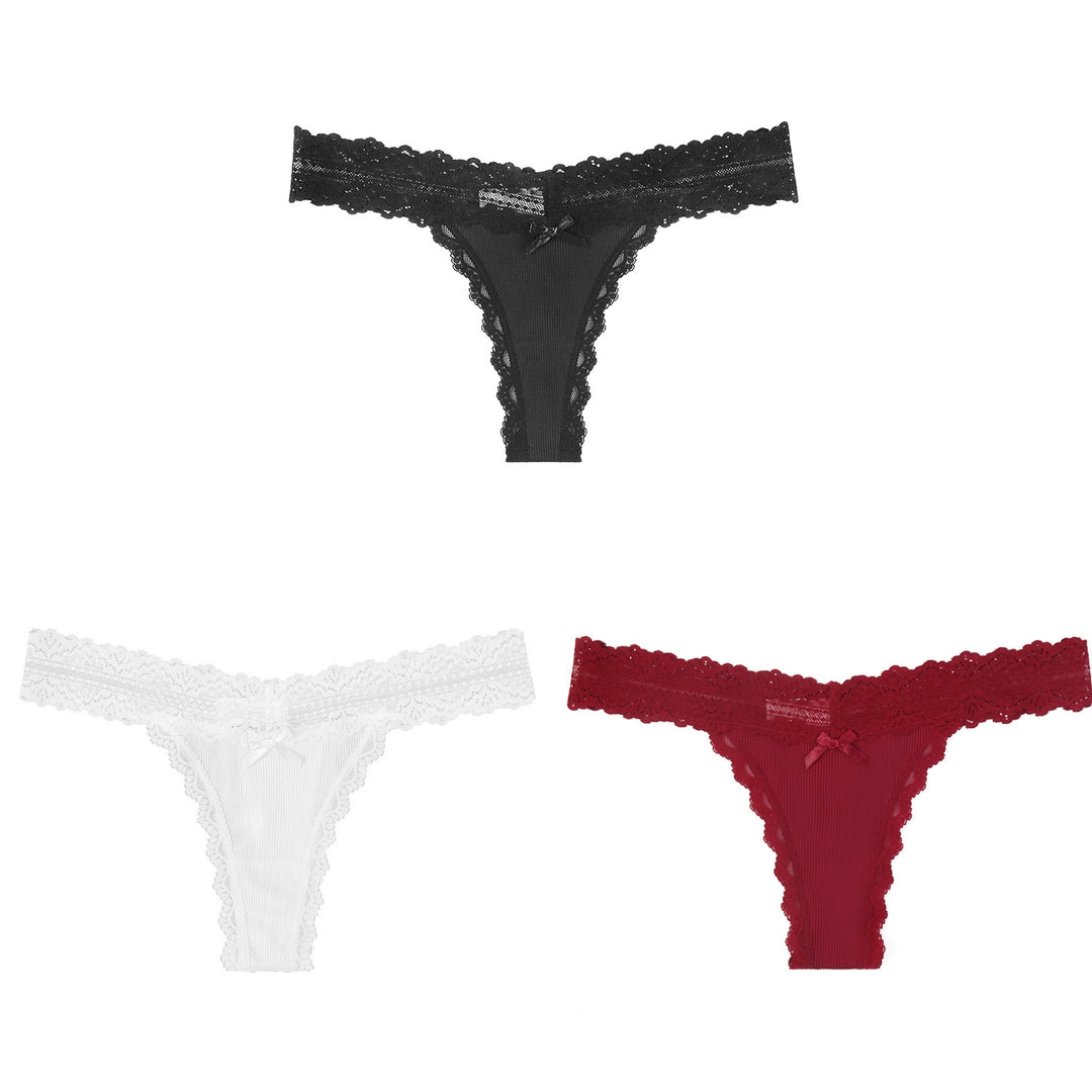 Lace Bow Temptation Panties