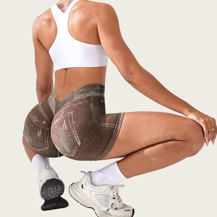Vintage Wash Curve Sculpt Shorts