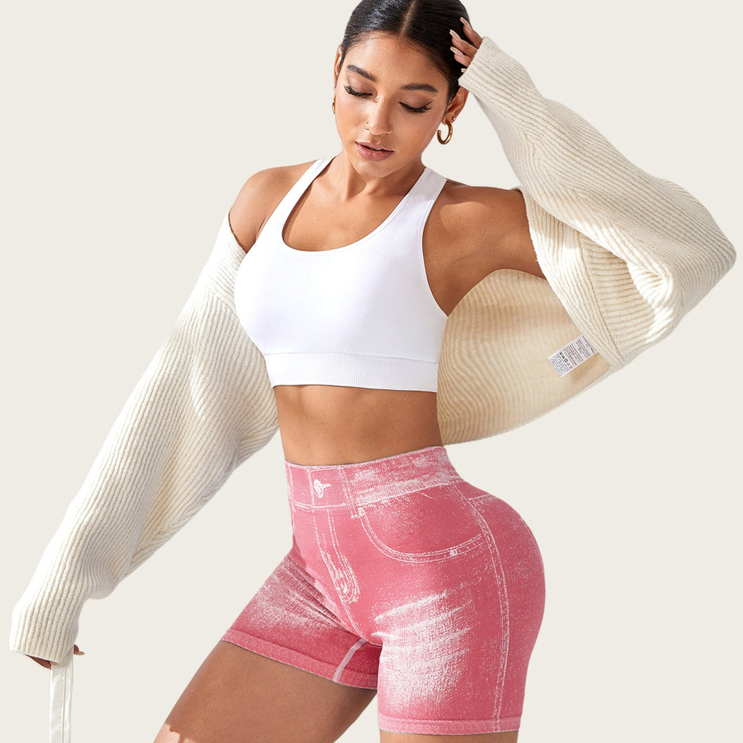 Vintage Wash Curve Sculpt Shorts