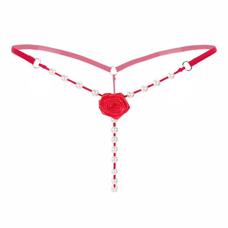 Rose Pearl Thong