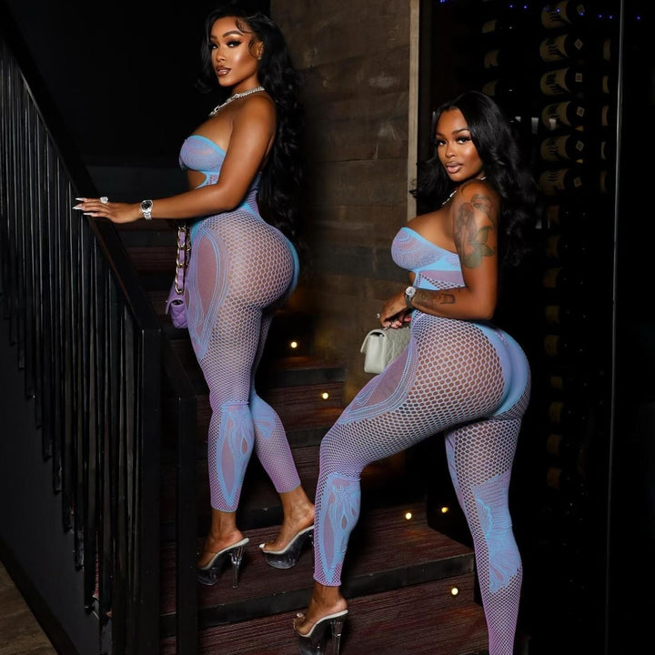Strapless Cutout Bodystocking