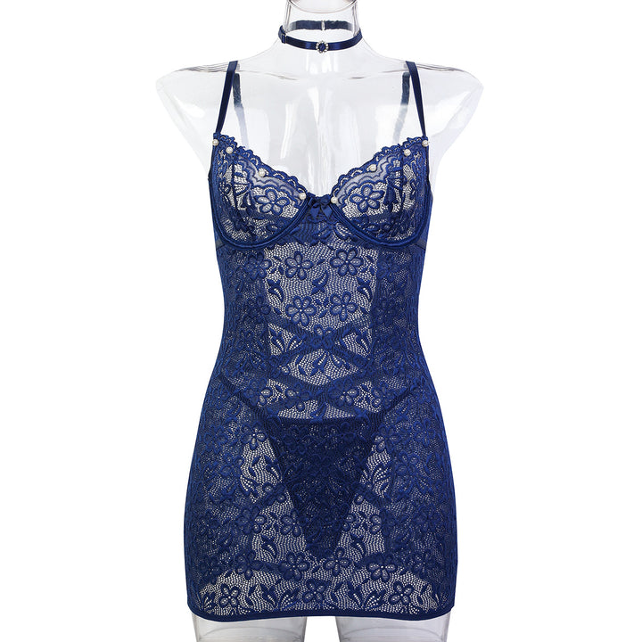 Sheer Lace Bodycon Lingerie Dress