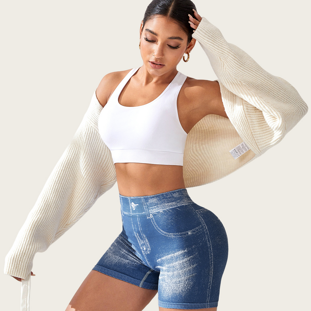 Vintage Wash Curve Sculpt Shorts
