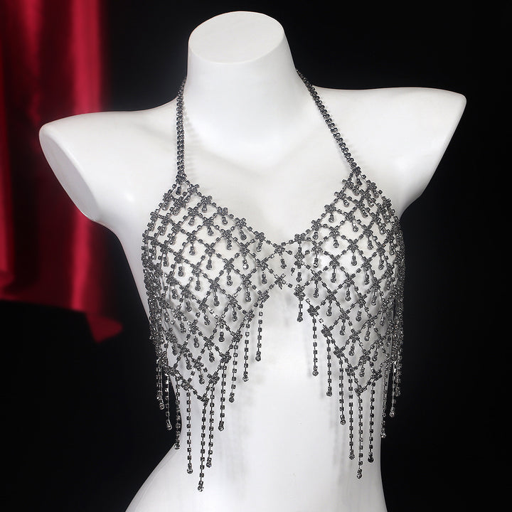 Pinkfoxs™ Diamond Fringe Rhinestone Bra