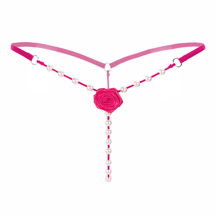 Rose Pearl Thong