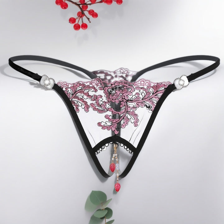 Open Crotch Pendant Thong