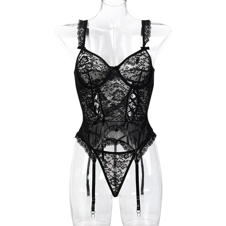 Lace Sculpting Garter Lingerie Set