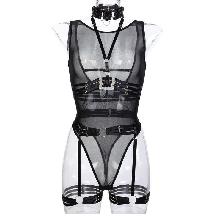 Strapped Sensuality Mesh Bodysuit